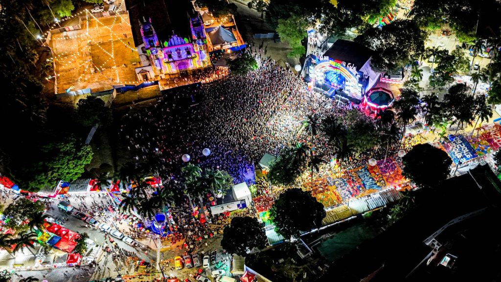 Polo da Praça do Carmo recebe Alceu Valença, Nação Zumbi e outras atrações no Carnaval de Olinda 2026 - Foto: Cena Quatro/Prefeitura de Olinda